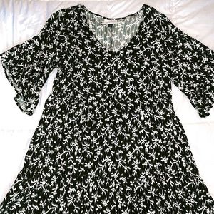 Universal Thread Printed Mini Dress: Size Large